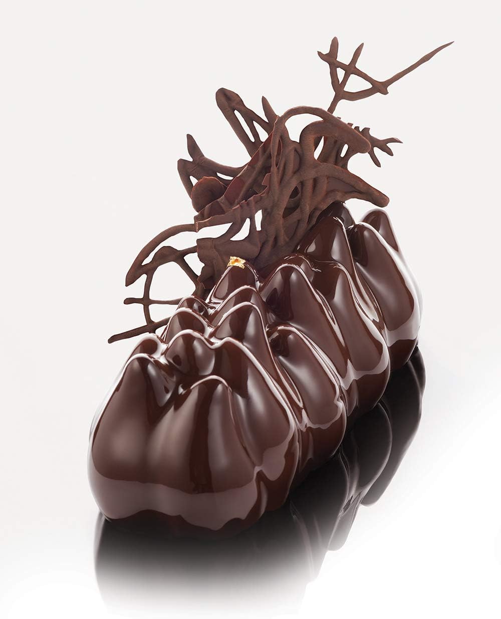Anemone Christmas Log Silicone Mould