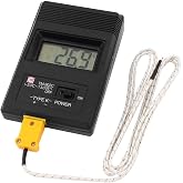 uxcell LCD K-Type Digital Thermometer TM-902C W Thermocouple Wire
