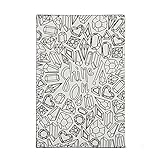 DCI Color Joy Shine On Art Block, Coloring Products, DIY Crafts, Gemstone Pattern, Ready to Display on Wall or Shelf, 4