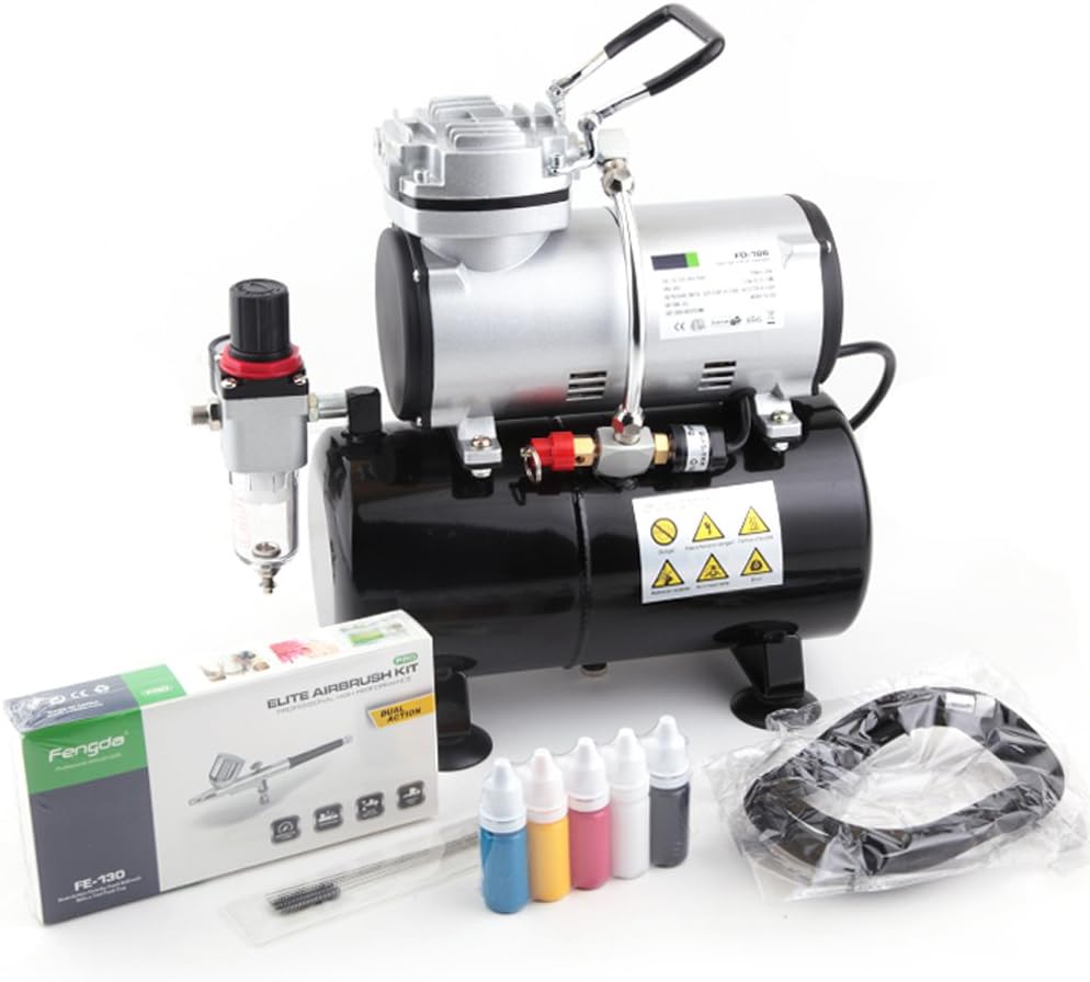 Fengda FD-186K Airbrush Kit with FD-186 Compressor BD-130 0.3mm