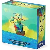 Allplay Sail Cooperative Strategy 2 Player Board Game for Adults and Family | Communication Limits and Challenging Scenarios in Small | Travel Size Box (5" x 5" x 2")