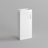 iBathUK Vanity Sink Unit & Close Coupled Toilet Set Soft Close Ceramic view 6