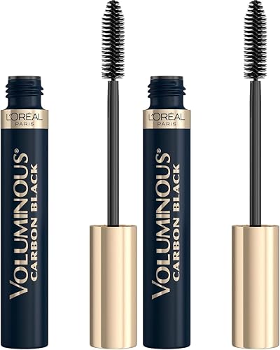 L'Oreal Paris Voluminous Mascara Carbon Black 2 Pack Thick Lashes