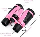 Kidz@Play Adventure Kidz Outdoor Exploration Kit 5x30 Binoculars Pink 3+ view 5
