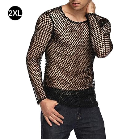 maglietta trasparente uomo