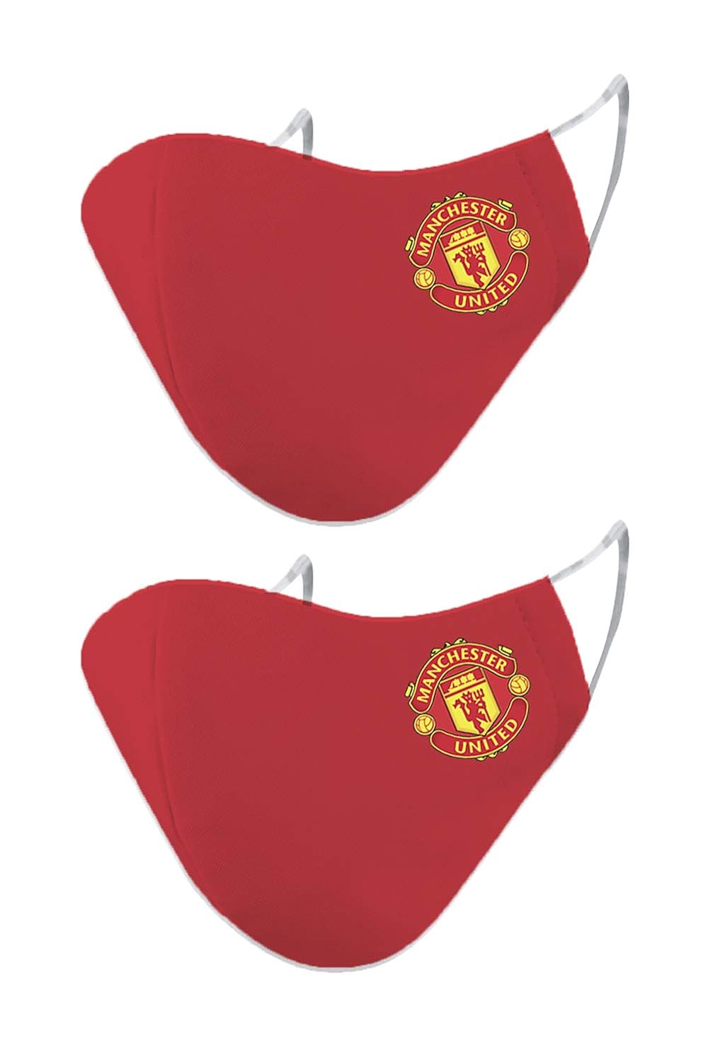 Essentiele Manchester United 2 Ply Reusable Face Mask Pack Of 2 Amazon In Clothing Accessories