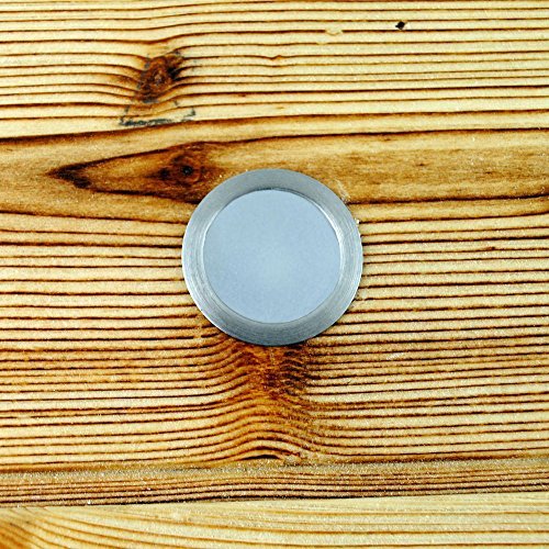 FVTLED Low Voltage LED Deck Light Waterproof Outdoor Garden Yard Decor Lamps Recessed Wood Decking Stair Landscape Pathway LED Step Lighting, Warm White