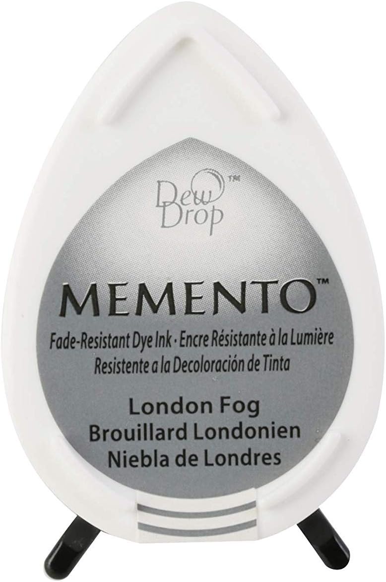Memento Dew Drop Ink Pads Tsukineko Dew Drop Pad, London Fog