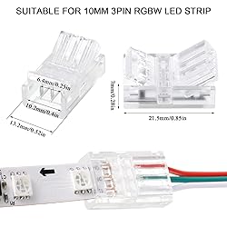 10 Packs Solderless LED Strip