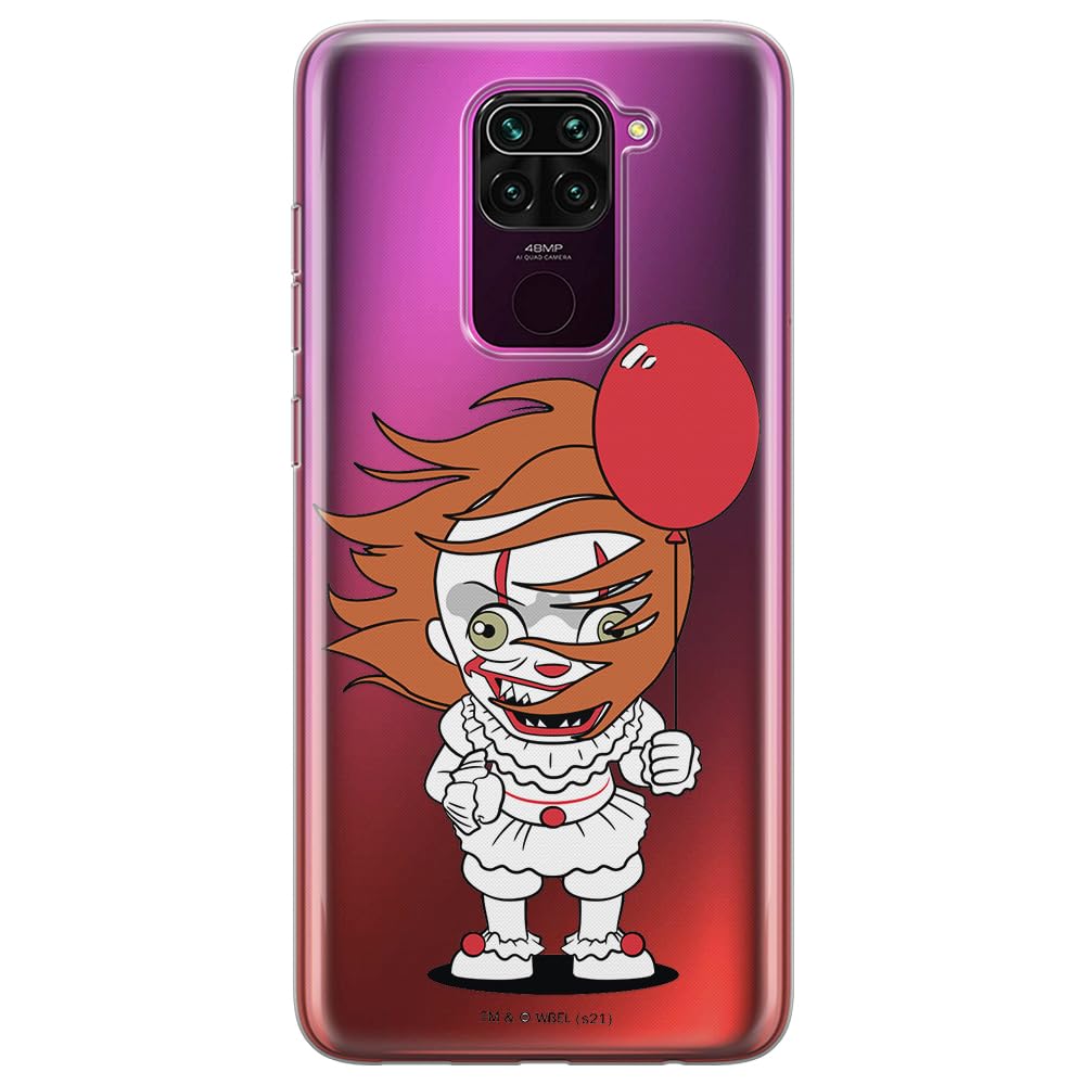 ERT GROUP mobile phone case for Xiaomi REDMI NOTE 9 original and officially Licensed Horror pattern It 005 optimally adapted to the shape of the mobile phone, partially transparent