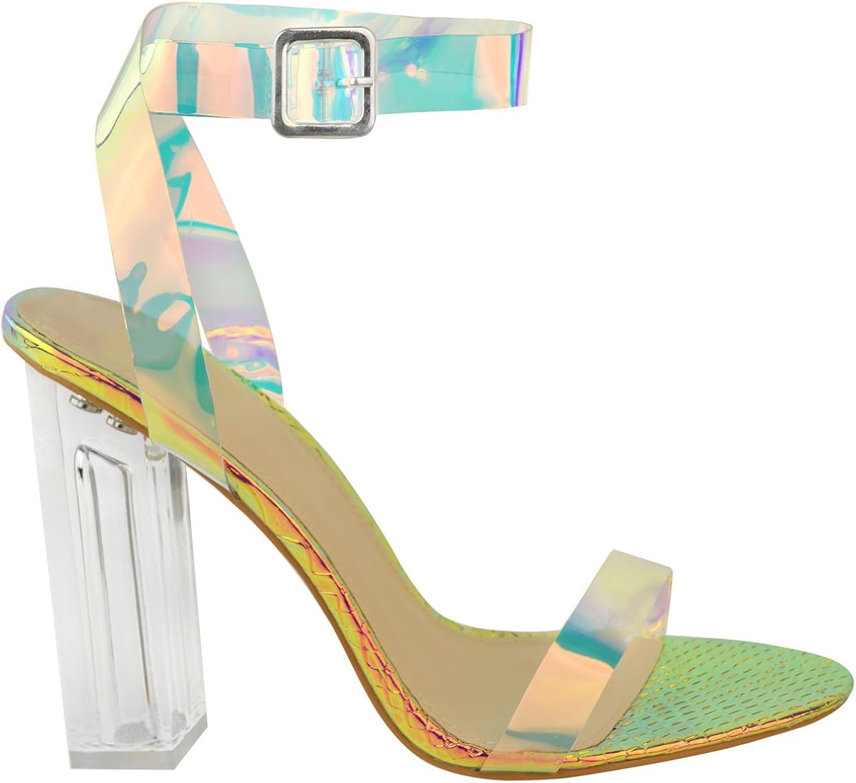 holographic perspex heels