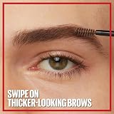Maybelline Tattoo Brow Peel Off Eyebrow Gel Tint Deep Brown Waterproof view 3