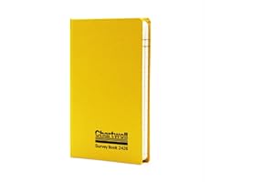 Exacompta - Ref 2426Z - Chartwell Casebound Level Survey Book - 192 x 120mm in Size, Excellent Strength When Wet, Ideal for U
