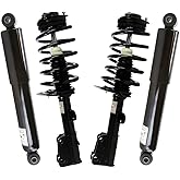 AutoShack Front Complete Strut & Coil Spring + Shock Absorber Replacement for 2011-2020 Dodge Grand Caravan 2011-2016 Chrysle