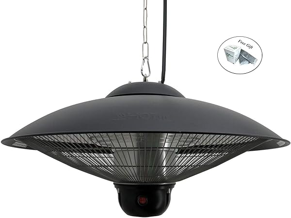 Amazon Com Eight24hours Hanging Ceiling Electric Halogen Patio