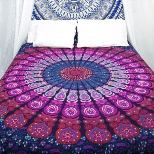 Twin Indian Mandala Tapestry Hippie Queen Wall Hanging Bedspread Blanket Throw