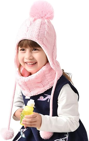 baby girl hat and scarf set