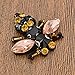 Lychee Rhinestone Bee Patch Sewing on Appliques DIY Clothes Shoes Bags Decor Gift