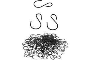 S Hooks,130 pcs Mini S Hooks for Hanging, 1 Inch S Shaped Hooks Small S Hooks Metal Mini Ornament Hooks for Crafts Jewelry Ha
