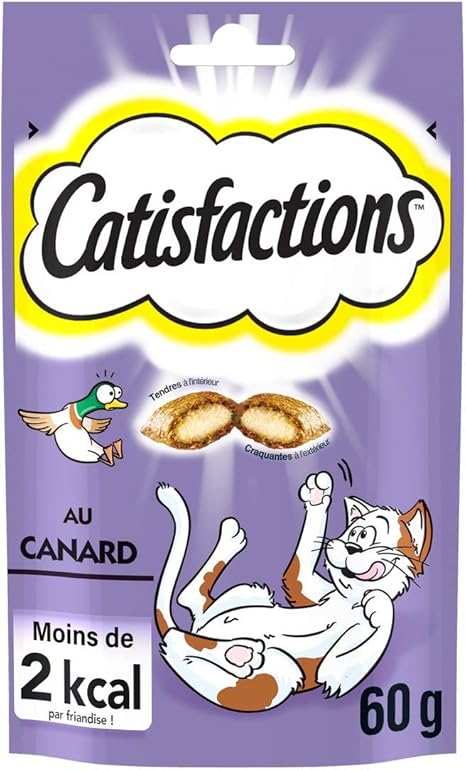 Catisfactions Friandises Pour Chat Gout Canard Recompenses Pour Chats Adultes Et Chatons Pack De 6 Sachets De 60 G Amazon Fr Animalerie Catisfactions Friandises Pour Chat Gout Canard Recompenses Pour Chats Adultes Et Chatons Pack De 6 Sachets De 60 G Amazon Fr Animalerie