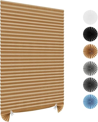 Maritown Stick On Blinds No Drill Light Filtering Privacy 4 Sizes