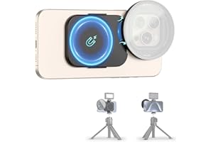 JJC 67mm Phone Lens Filter Adapter Mount for iPhone 16 15 14 Pro Pro Max Plus, Double-Sided Magnetic Phone Lens Filter Ring with 1/4-20" Screw & Cold Shoe Mount Pull-Out to fit 16 15 Pro Max (No Filters