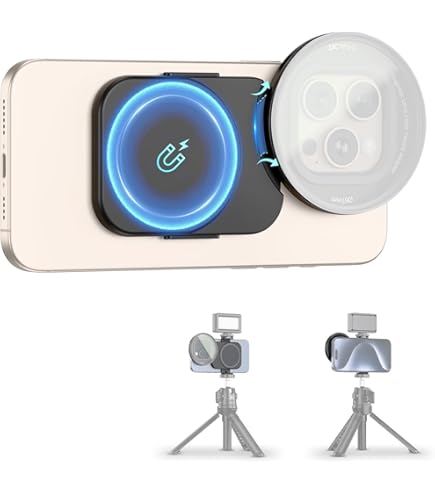 Soporte Magnético Para Filtros De Lente De Teléfono 67mm - Adaptador Universal, Instalación Rápida, Fuerte Imán