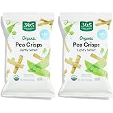 365 by Whole Foods Market, Organic Lightly Salted Pea Crisps, 3.3 oz (Pack of 2)
