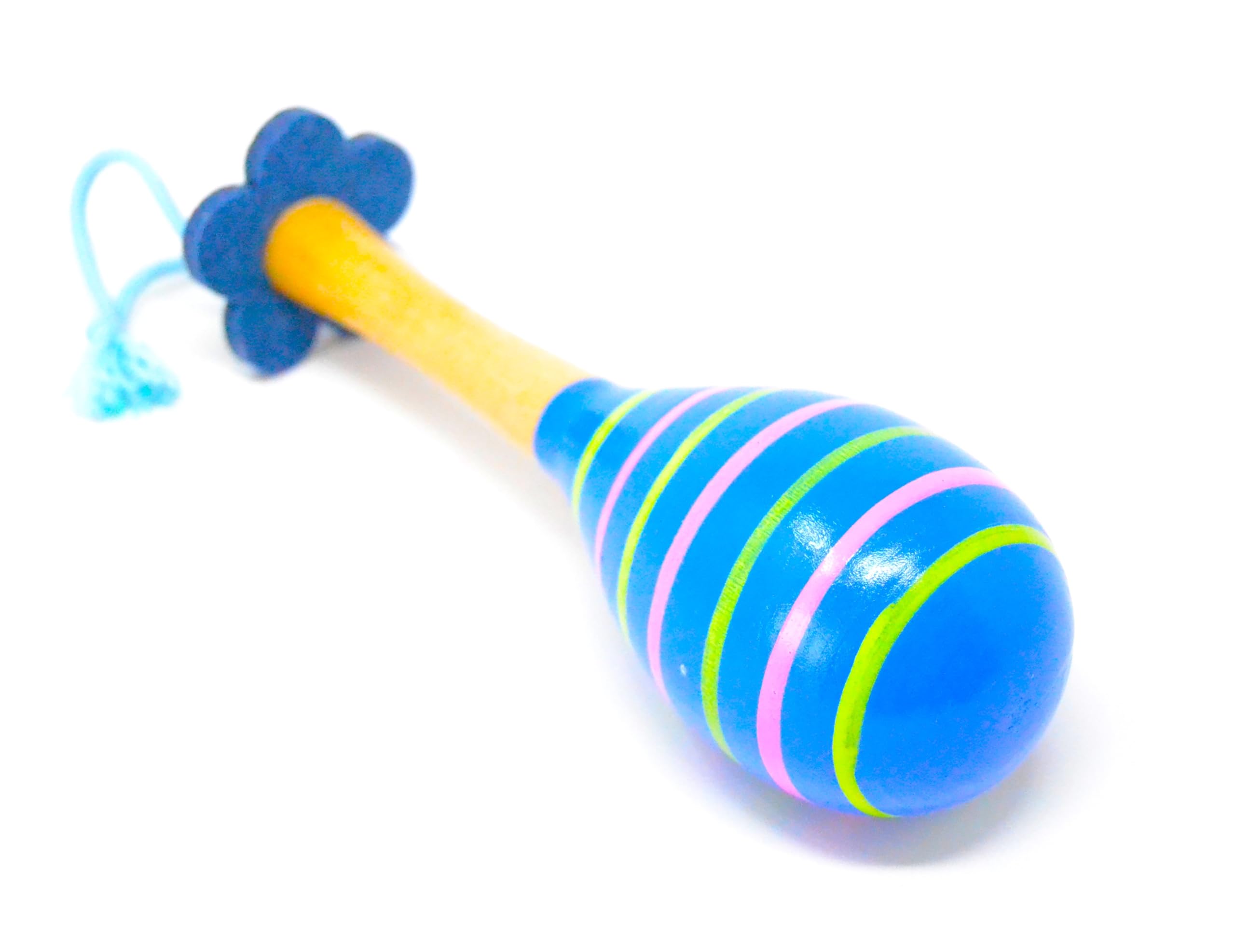 1 x unit. 17 cm miniature maraca. small. pine wood (2-10) SIZE for the little ones