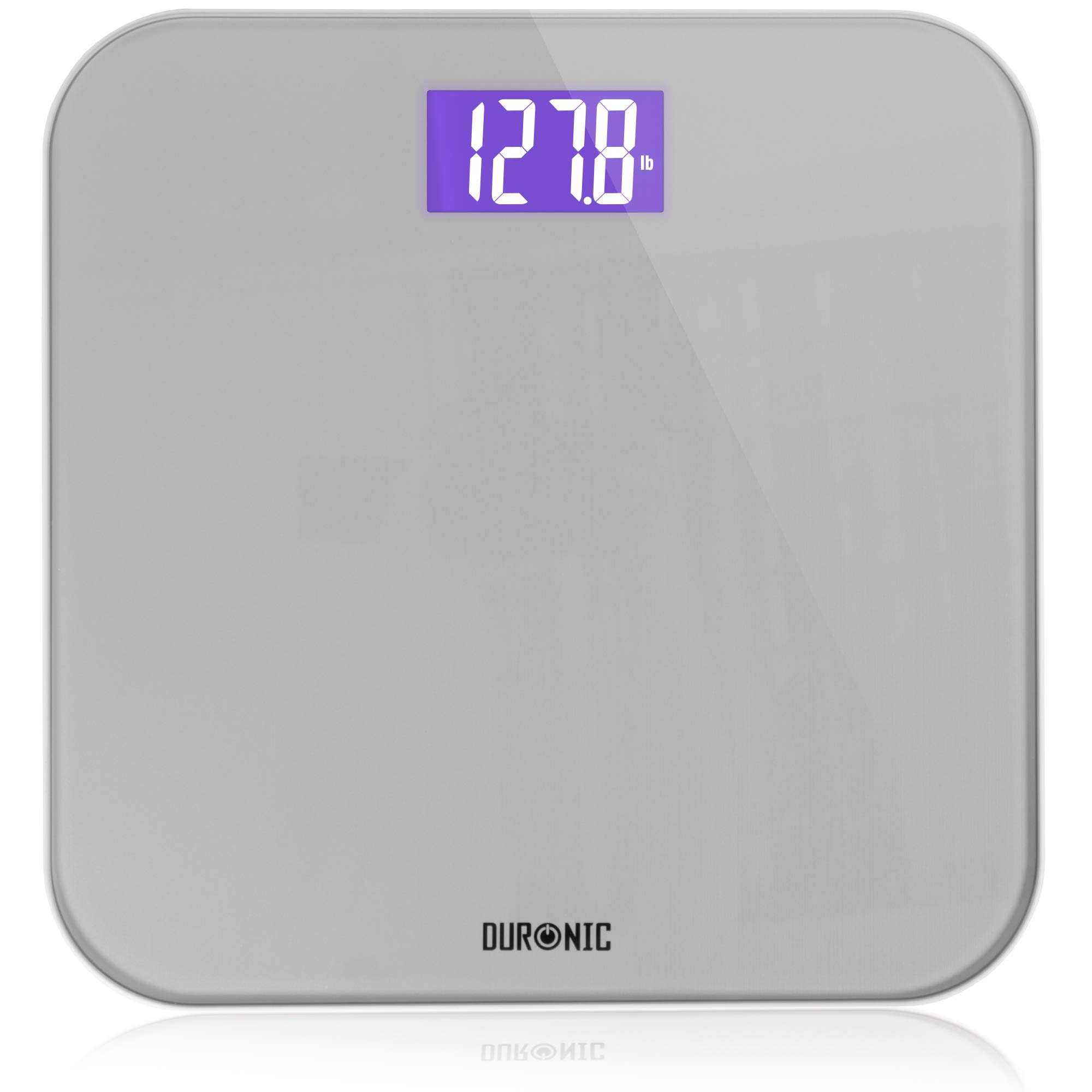 Duronic Digital Bathroom Scales BS603 Digital Weighing Scale with LCD Display Accurate Body Weight Scale for Home Use