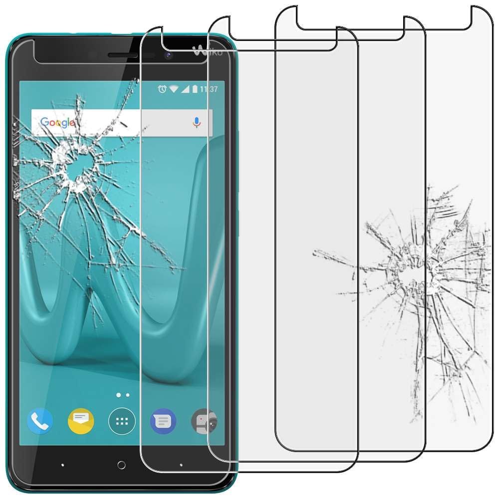 ebestStar - compatible with Wiko Lenny 4 Plus Screen Protector Premium Tempered Glass, x3 Pack anti-Shatter Shatterproof, 9H 3D Bubble Free [Phone: 156 x 79 x 9.35mm, 5.5'']