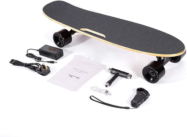 Oubaylew 300w km H Electric Skateboard Longboard Maple Deck Remote Control Amazon Co Uk Sports Outdoors