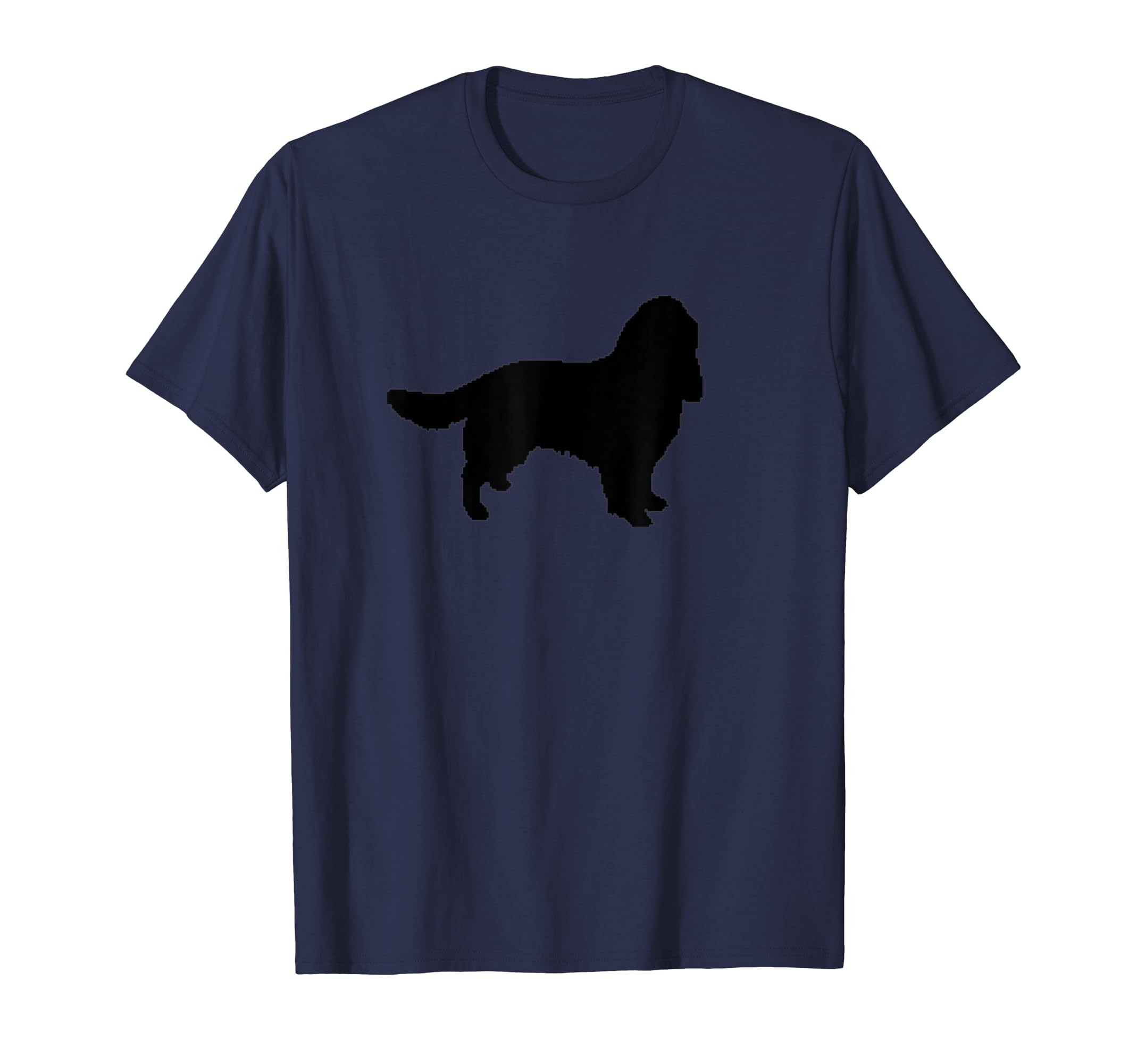 Silhouette of Dog Breed - Springer Spaniel T-Shirt