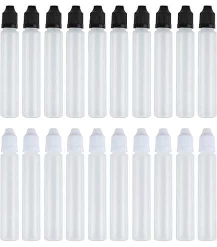 OFOWIN 6 Pcs Plastic Dropper Bottle, 100ml / 3.4oz Small Mouth Dropping  Bottles with White Cap Empty Squeezable Liquid Drop Bottles for Solvents,  Oils, Glue, Paint,Essence,E-liquid,E-juice,Saline: Amazon.com: Industrial &  Scientific