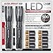 FEIT Electric 500 Lumens High Performance LED Flashlights, 2-Pack BATTERIES INCLUDED (2 pk BATTERIES INCLUDED)