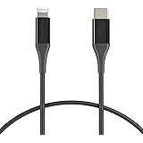 Amazon Basics Advanced USB-C to Lightning Cable, MFi Certified Apple Charger for iPhone 12 (All Models), Phone 11 Pro/11 Pro 