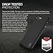 iPhone 8 Plus 7 Plus Case, Patchworks ITG Level Case in [Black] Rough Side Texture Grip Drop Protection Anti-Fingerprint Matte Surface Slim Fit Solid Case for iPhone 8 Plus (2017) iPhone 7 Plus (2016)
