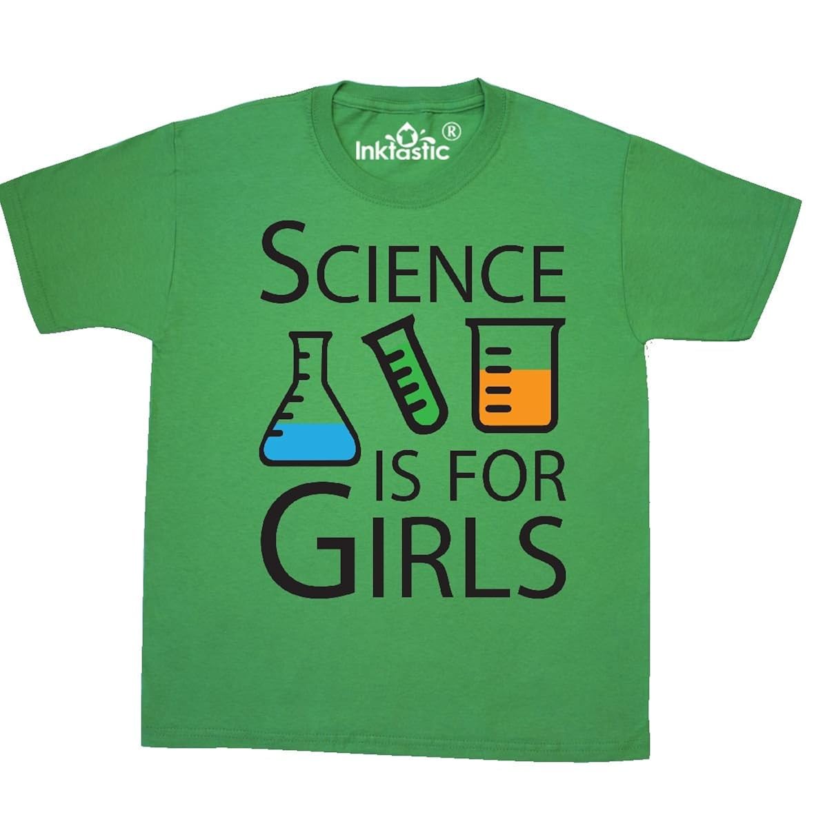 Inktastic Science Is For Girls Youth T Shirt Zilem