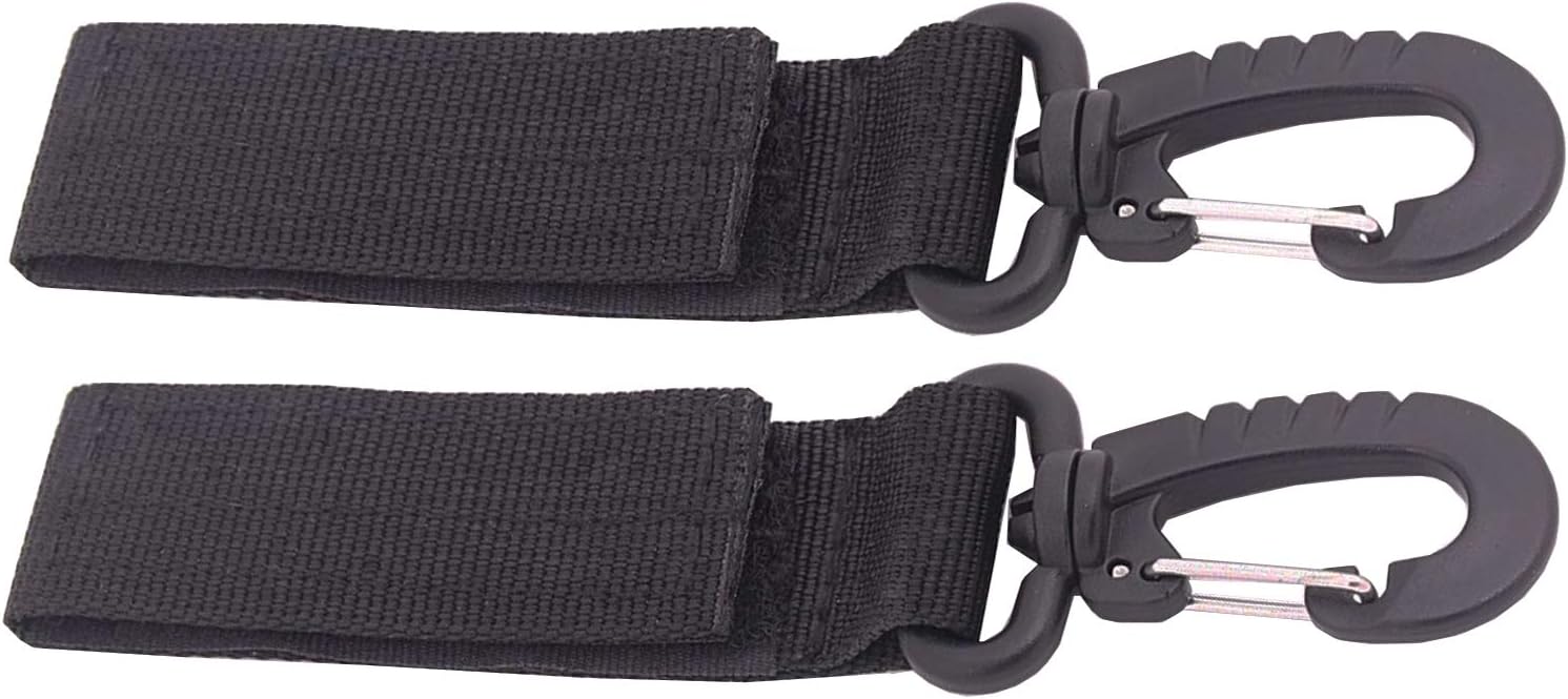 VOZUKO Tactical Gear Belt Clip for Molle Bag with Key Ring Holder Chain Quick Release
