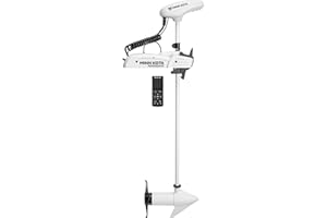 Minn Kota Riptide PowerDrive Bow-Mount Electric Trolling Motor with Wireless Remote – 55 Lb. Thrust, 54 in. Shaft, Saltwater