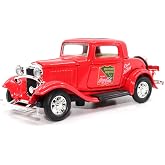 Motor city classics Coca-Cola Diecast Collectible | 1932 Ford Coupe Fountain Service | 1:43 Diecast Scale Model 443030 | Officially Licensed Coca-Cola Diecast