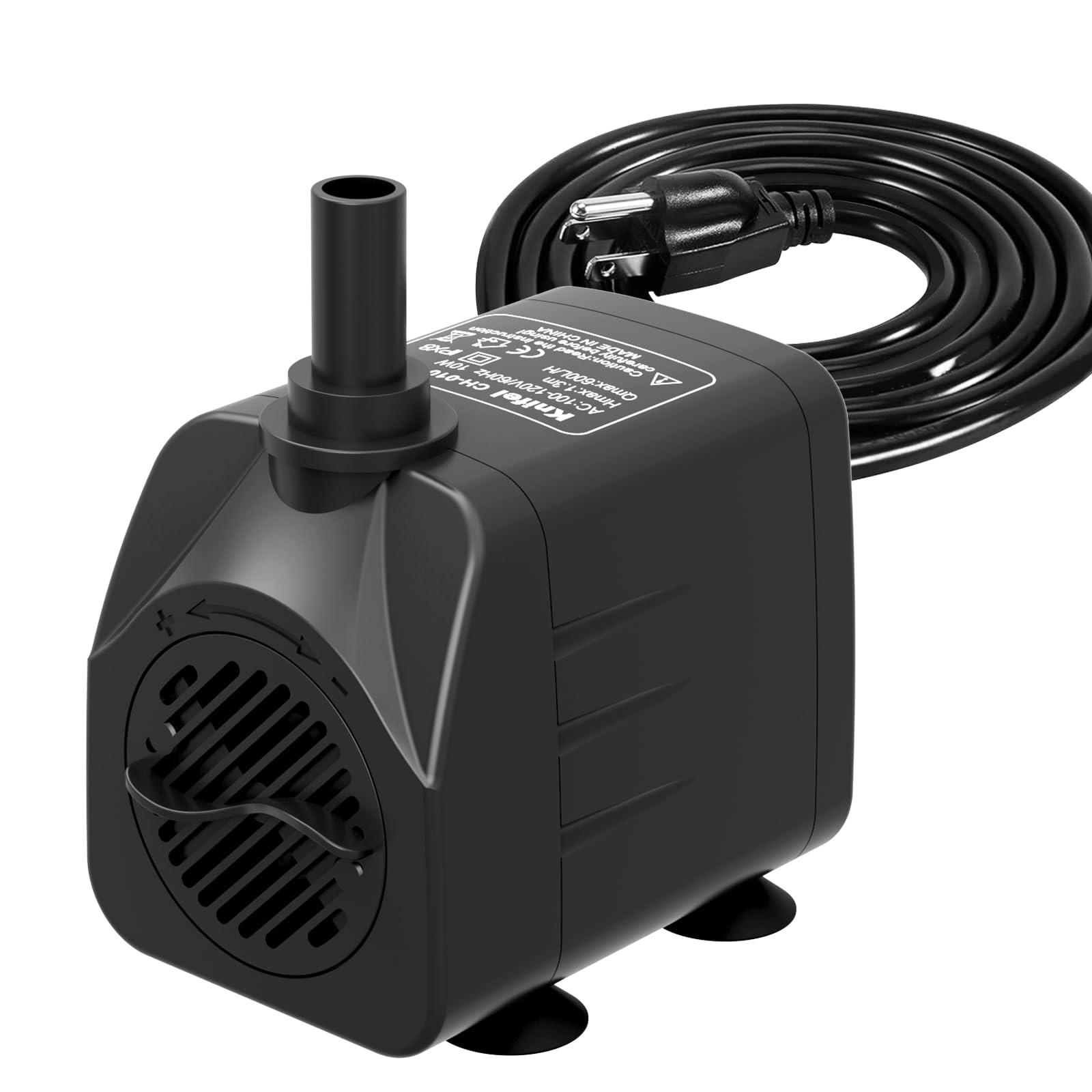 Photo 1 of Knifel 200GPH Submersible Water Pump(750L/H,16W),Ultra Quiet Fountain Pump with 5.2ft. High Lift,Pond Pump for Fish Tank, Pond, Aquarium, Statuary, Hydroponics.