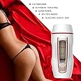 KUUVAL Hand Free Multi-Function Masturbator Fully Automatic Electronic Piston Rechargeable Thrusting Retractable Electronic M