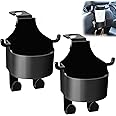 weottfiy 2 Pcs Multifunctional Car Cup Holder with Car Purse Hook, Stylish Cup Holder for Car with Car Hooks for Purses and Bags Cute, Car Cup Holders Fits Universal Vehicle Storage Organizer