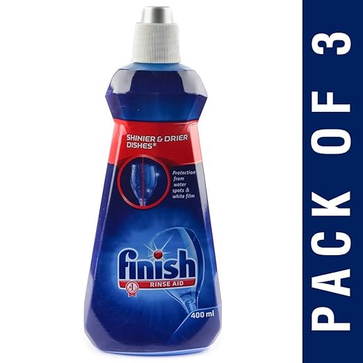 Finish Rinse Aid, Shine and Dry, 400 ml (Pack of 3) Amazon.in