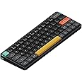 nuphy Air60 V2 Portable Wireless Keyboard 60% Low Profile Mechanical Keyboard Support QMK/VIA Compatible with Windows/mac OS/Linux Supports Bluetooth 5.1/2.4GHz/Wired (USB-C) Gateron Cowberry Switch