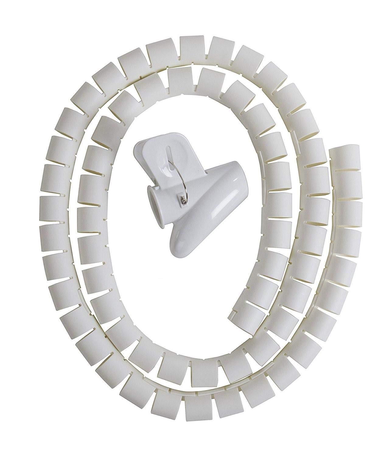 Cable Zipper Cord Organizer Wire Management White Color price in UAE
