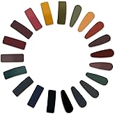 Jaasuee Matte Snap Hair Clips for Girls and Women, 20 Pcs Cute Solid Candy Color Hair Barrettes, Lightweight and Durable Hair Accessories
