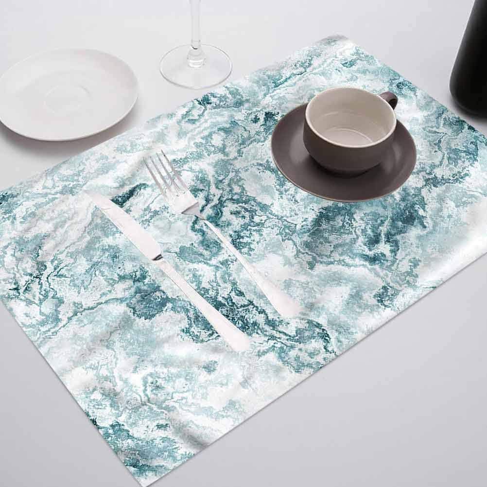Heat Resistant Dining Table Place Mats Kitchen Table Mats, Marble