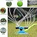 TOLOCO Garden Sprinkler, 360° Automatic Rotating Portable Lawn Sprinkler, Adjustable Gardening Supplies 3 Arm Nozzle Watering System- Water Up to 3,600 Sq. Ft. Coverage (Type 1)